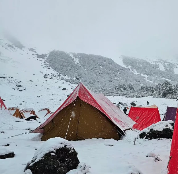 Highest Snow Campsite