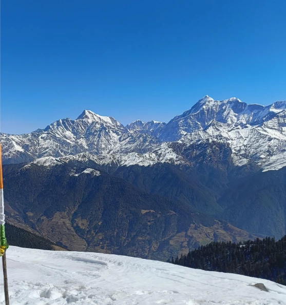 Views of Trishul and Nanda Ghunti