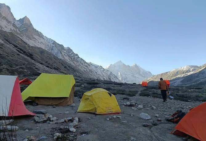 Bhojbasa Campsite