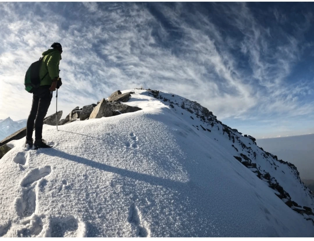 Summit of Pangarchulla Peak